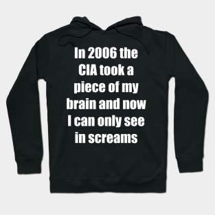 CIA Took a Piece of My Brain Hoodie